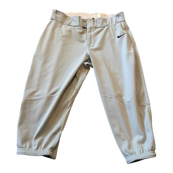 Nike Gray Baseball Pants Size Men's XL - Picture 1 of 3